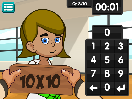 Screenshot #4 pour Times Tables Karate Lite