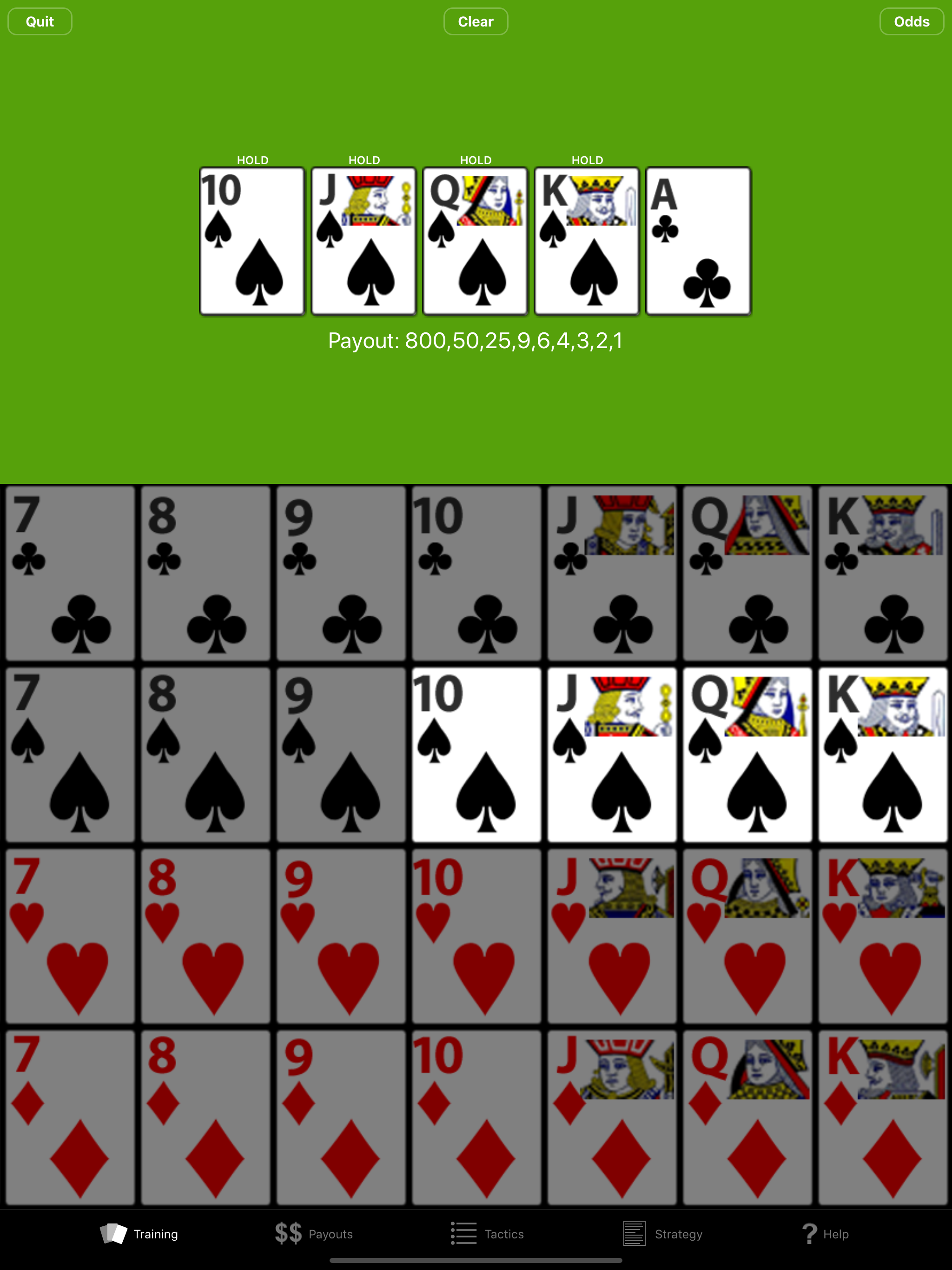 Video Poker Trainer
