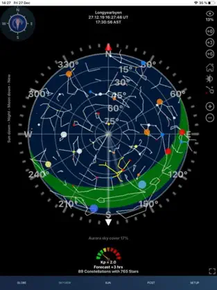 Captura de Pantalla 2 Aurora Forecast 3D iphone