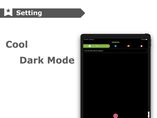 MEMORU / Simple Note App iPad screenshot 6 - Business app