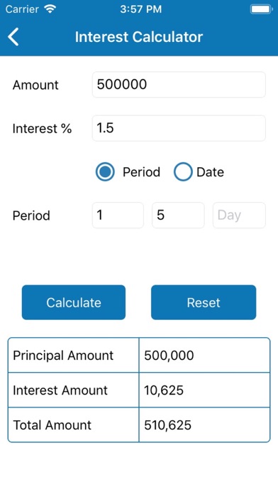 Screenshot 3 of Interest Calculator & Planner App