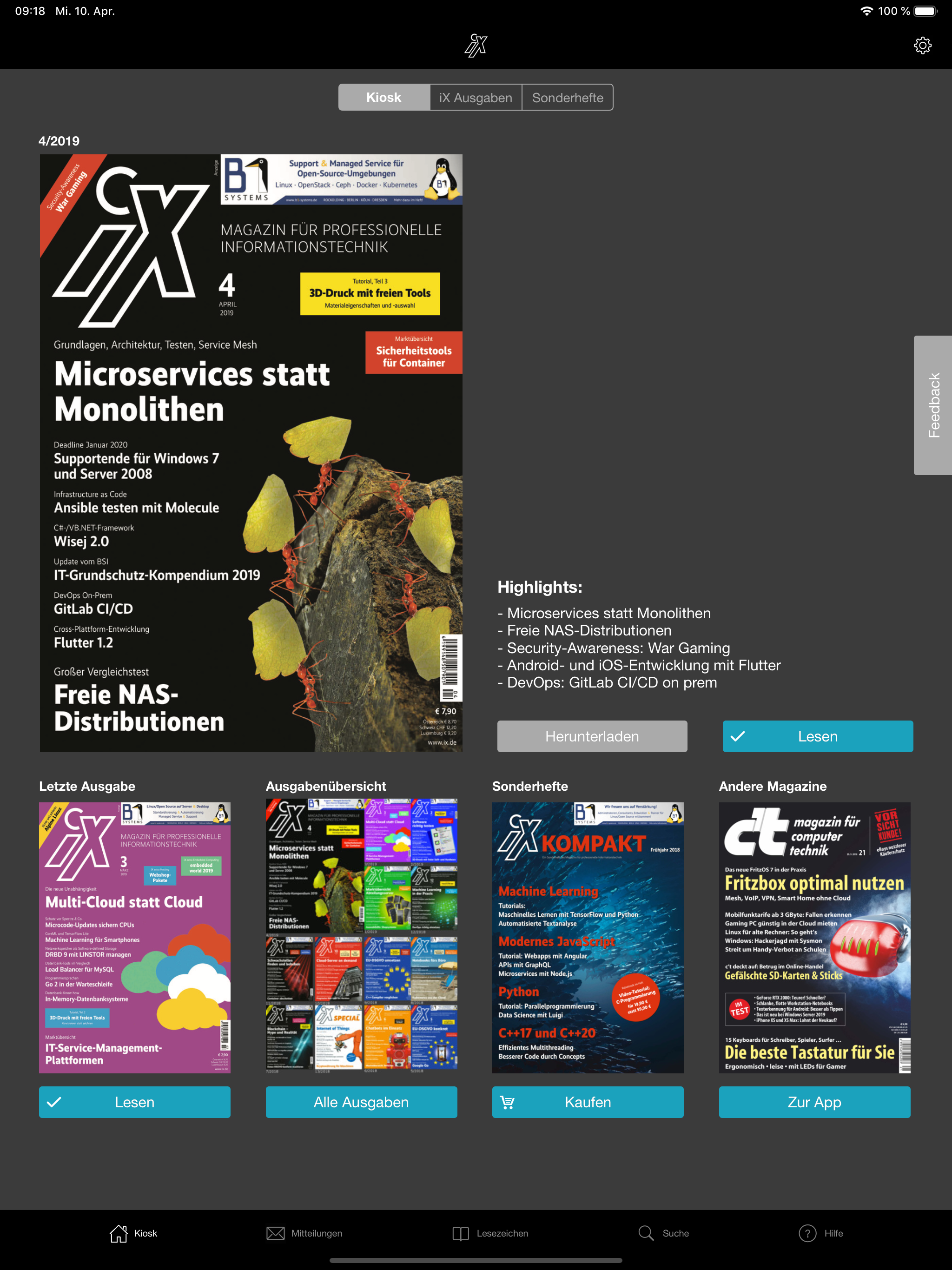 iX Magazin