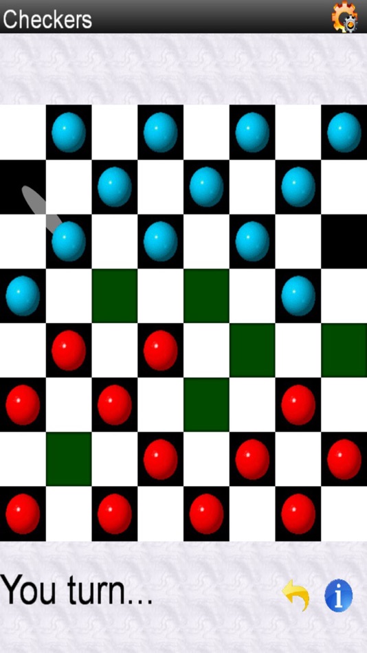 #1. Checkers - Lite (iOS) Podle: GASP Mobile Games Inc