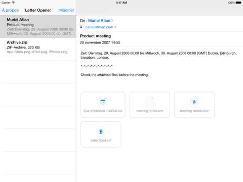 Screenshot #4 pour Letter Opener - Winmail Viewer