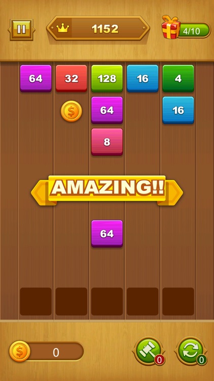 2048 Block Shooter - Merge Pop screenshot-3