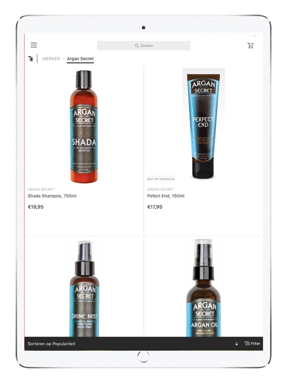 Screenshot #5 pour Haarboetiek.be - NL