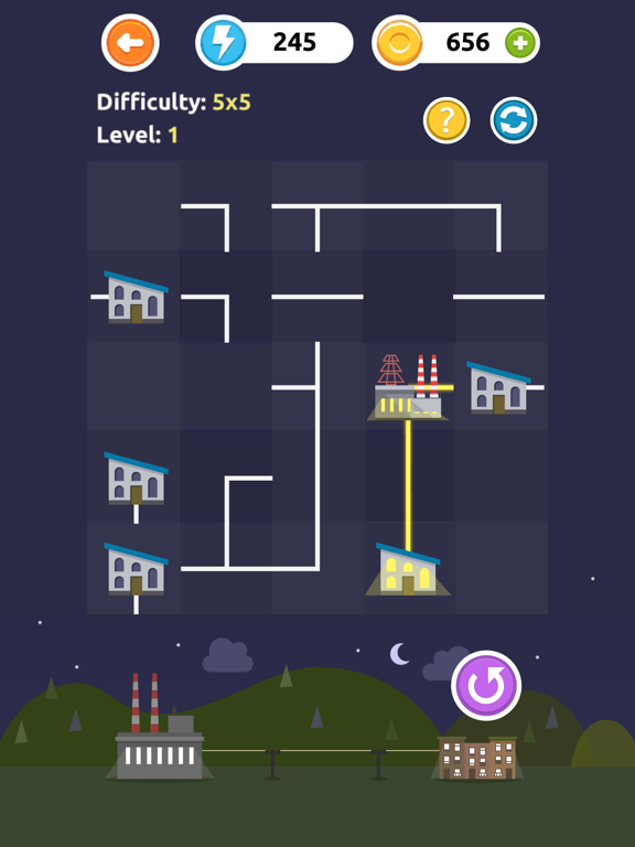 Screenshot #4 pour Power Lines - Logic Puzzles