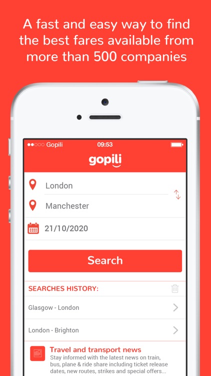 Gopili - Find cheap tickets