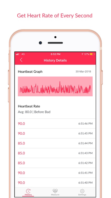 Heartbeat- Heart Rate monitor screenshot-4