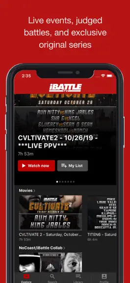 Game screenshot iBattleTV apk