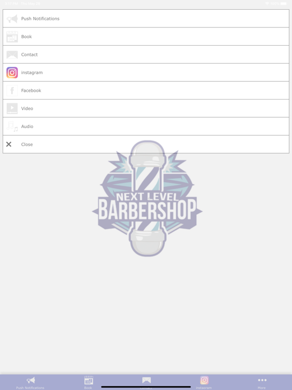 Next Level Barbershop iPad screenshot 5 - Business app