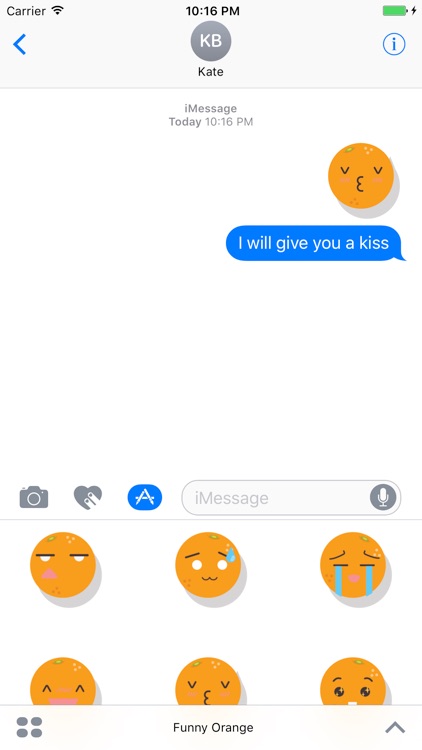 Sticker Me Funny Orange screenshot-3