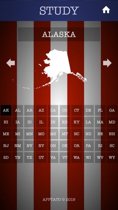 US States Test (Full Version) Screenshot