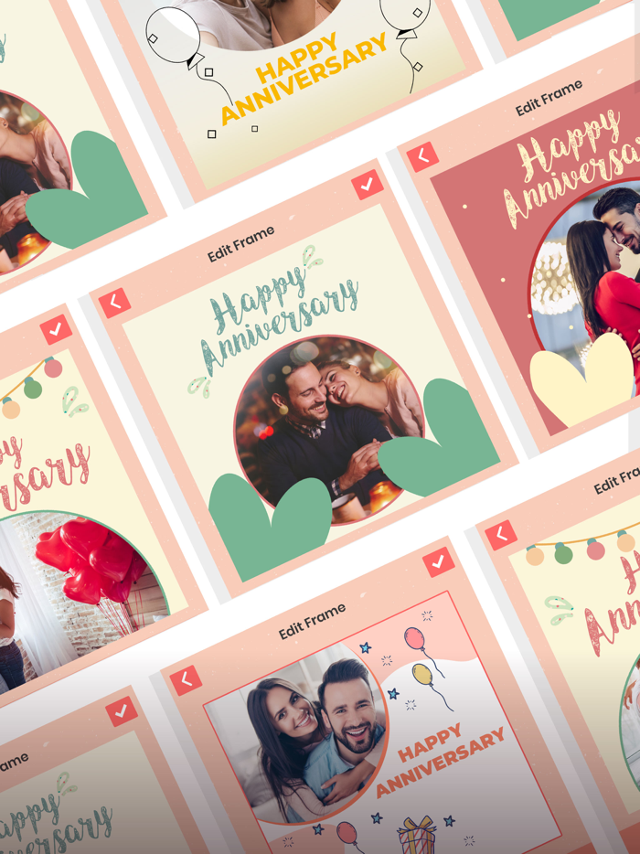 Anniversary Cards and Frames