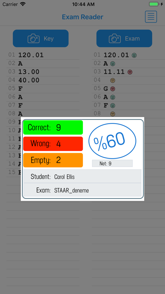 #1. Exam Reader-Optical Test Grade (iOS) 由: BULENT EREN