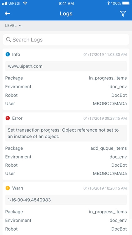 UiPath Orchestrator screenshot-7