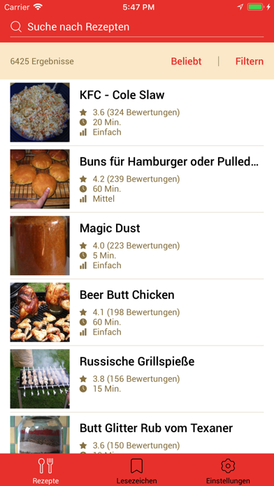 Grillrezepte 2 Screenshot