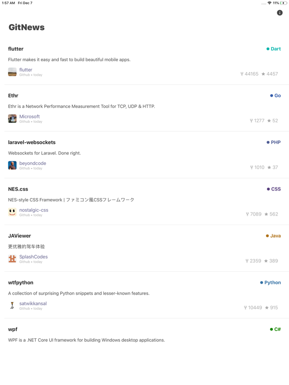Screenshot #4 pour GitNews