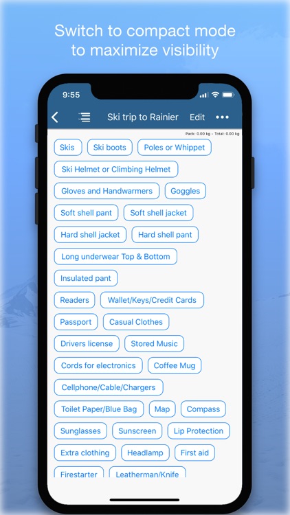 ActionPacked - packing lists screenshot-4