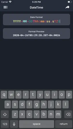 DateTime - Date Formatter screenshot 1