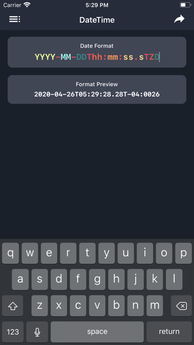 Screenshot #1 pour DateTime - Date Formatter