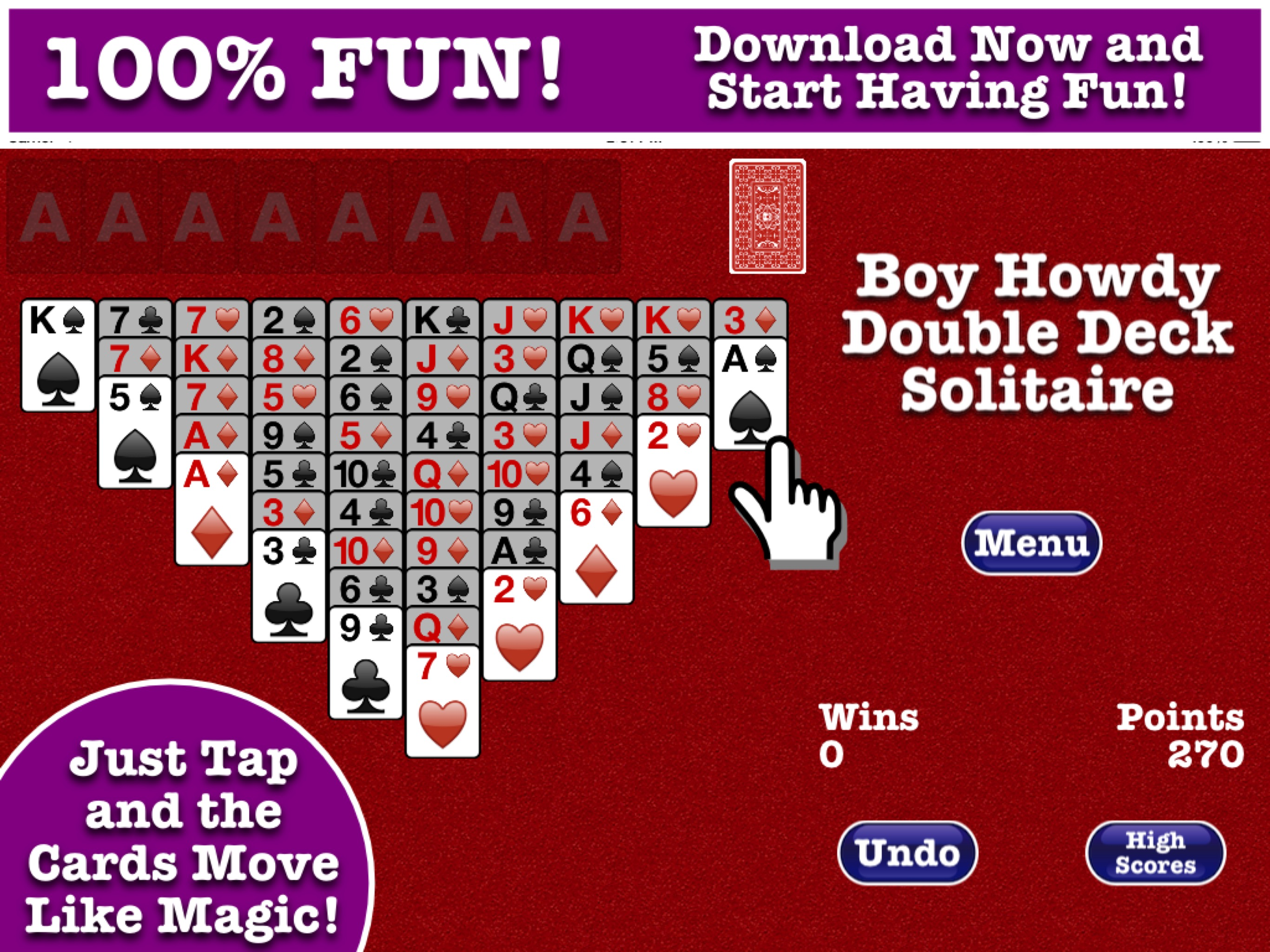 Double Deck Solitaire screenshot 3