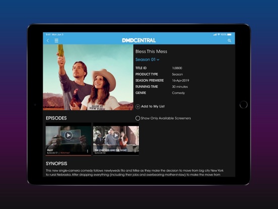 DMDCentral iPad screenshot 4 - Business app