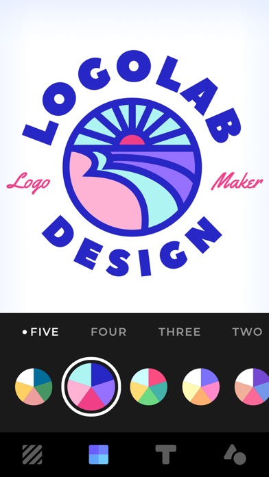 Screenshot #2 pour Logolab: Logo Maker & Creator