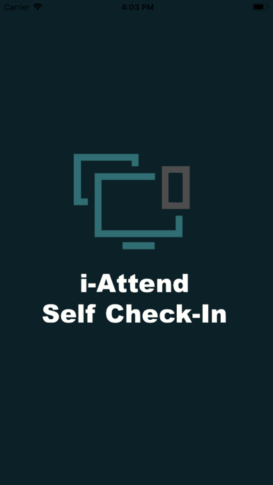 i-Attend Self Check-In Screenshot