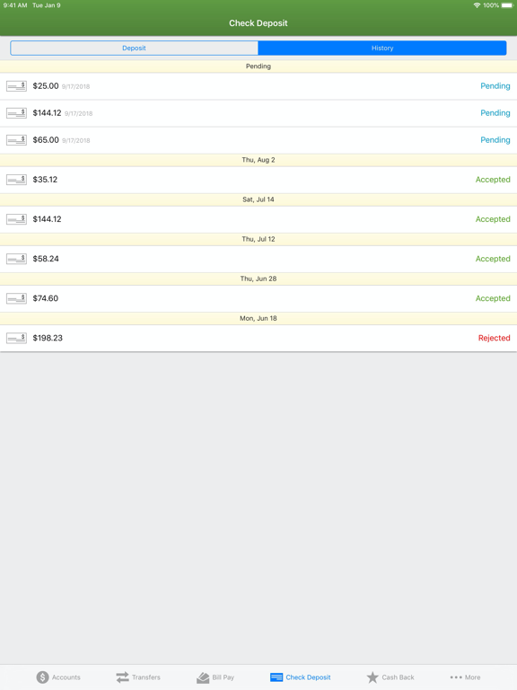 The Juniata Valley Bank iPad screenshot 9 - Finance app