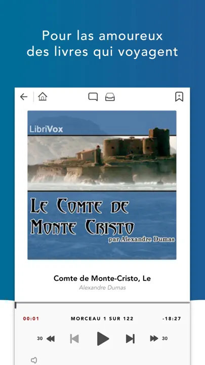 Livres Audio HQ iPhone-skjermbilde 1