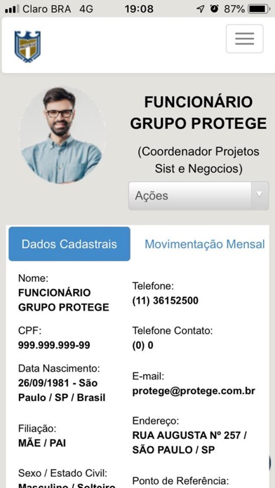 RH Digital Protege Screenshot