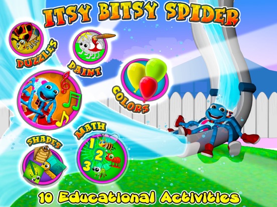 Itsy Bitsy Spider Song iPad app afbeelding 1