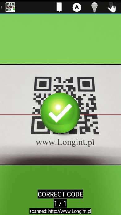 LoMag Ticket scanner Screenshot