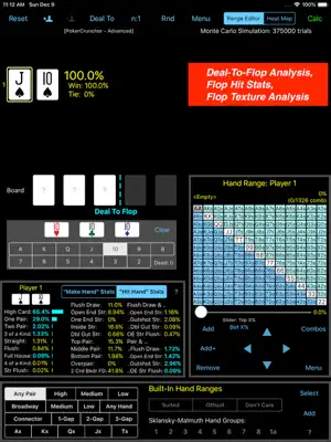 PokerCruncher for iPad - Adv screenshot 4