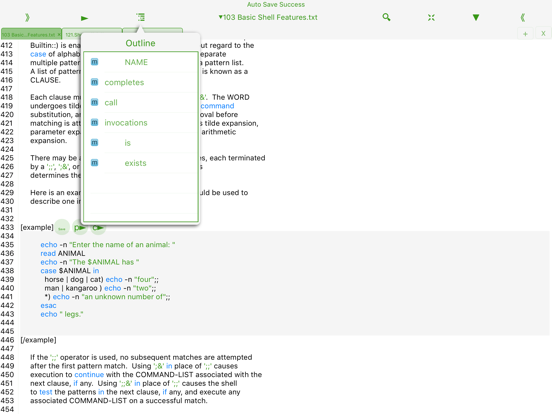 Screenshot #4 pour Bash IDE Fresh Edition