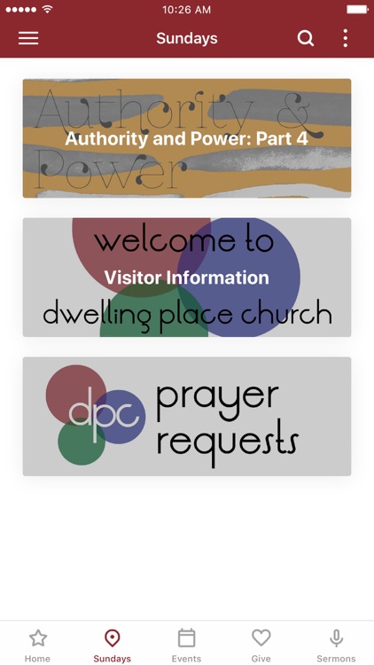 Dwelling Place App