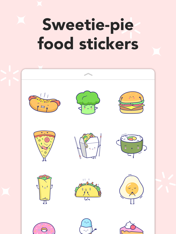 Sweetie-pie Food Stickers