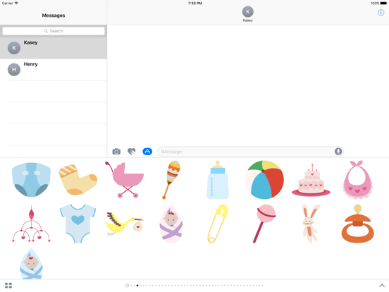 Screenshot #2 for Baby Stickers Pack