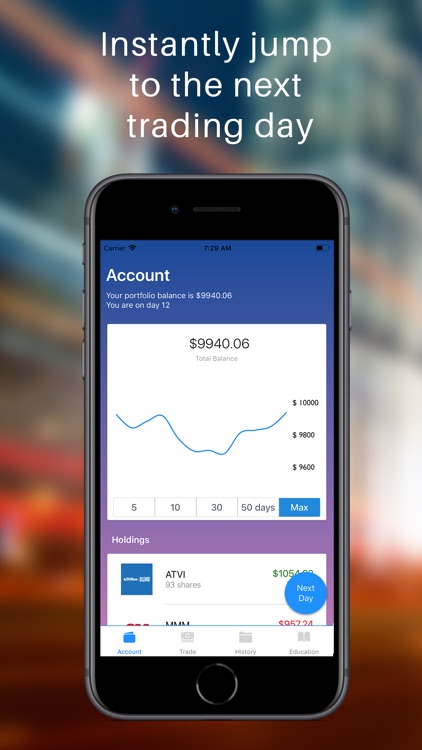 Instant Stock Market Simulator