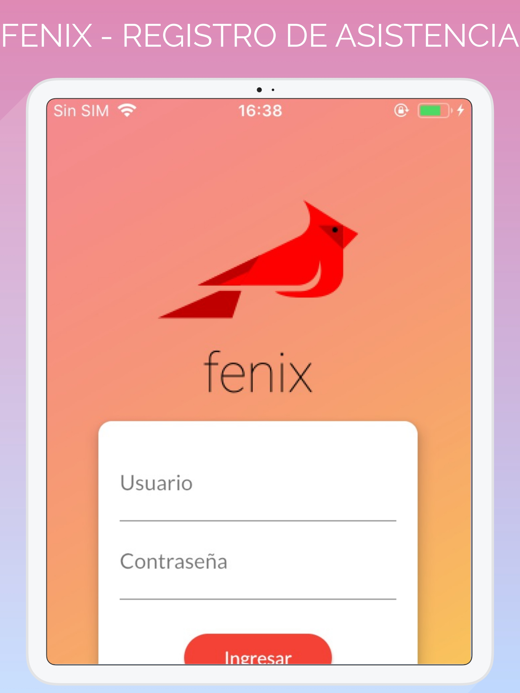 FENIX - REGISTRO DE ASISTENCIA
