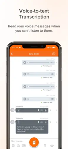 Screenshot 5 Walkie-Talkie PTT de Voxer iphone