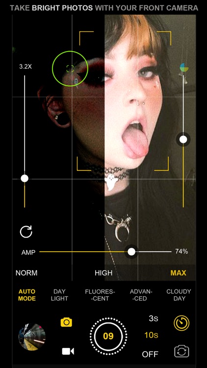 Night Mode Selfie Camera