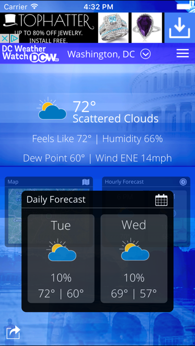 DCW50 - DC Weather Watch Screenshot