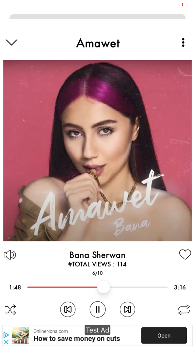 Kurdish Music iPhone screenshot 4 - Entertainment app