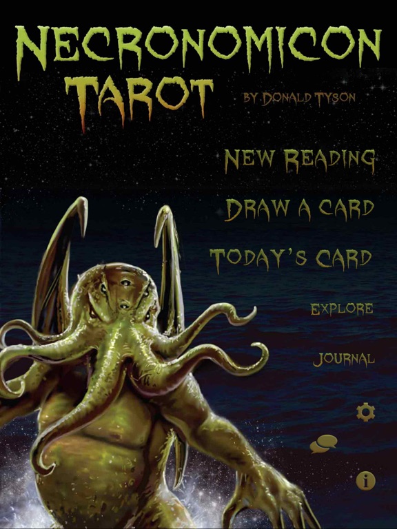 Screenshot #4 pour Necronomicon Tarot