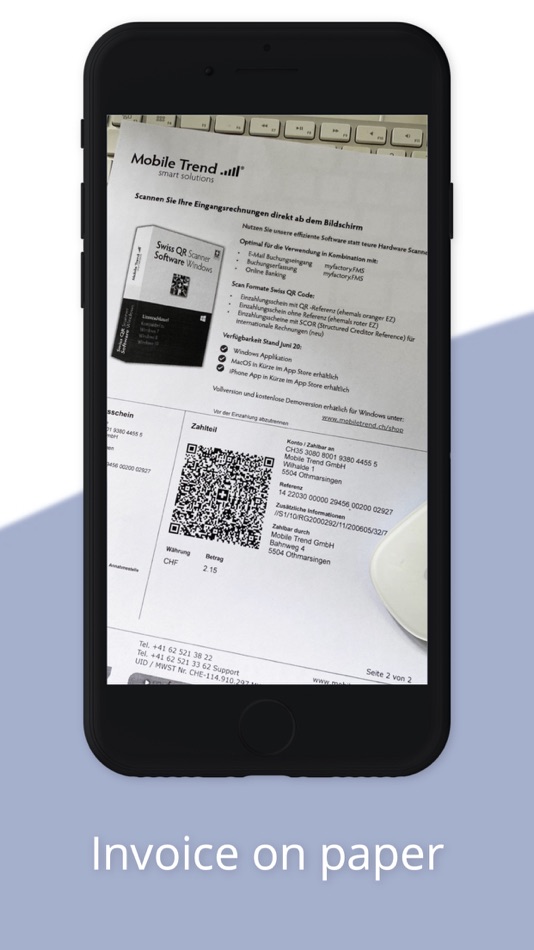 #3. Mobile Swiss QR Scan (iOS) 由: Mobile Trend GmbH (Switzerland)