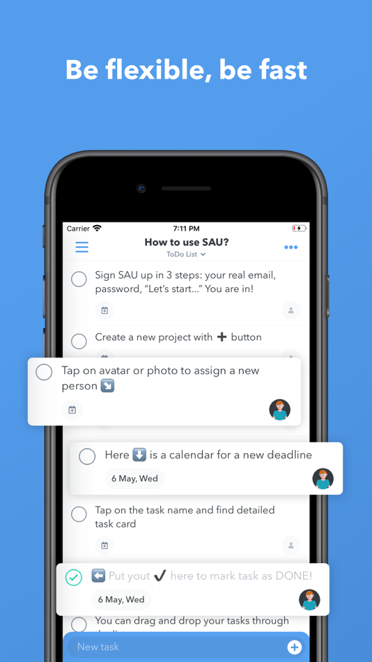 #3. SAU: Task tracker & projects (macOS) Podle: SAU2DO Pte. Ltd.