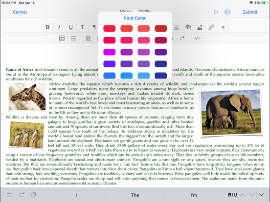 Screenshot #4 for BlogTouch for Wordpress.com