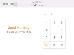 Time Tracker Kiosk by eBillity screenshot #2 for iPad